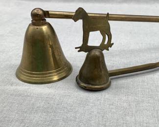 Candle snuffers, brass