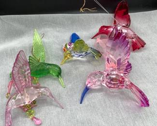 Glass hummingbirds
