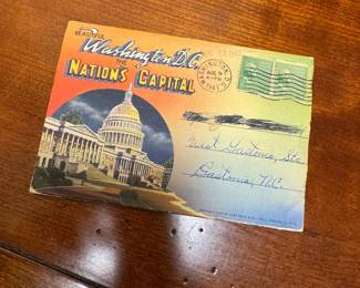 Vintage 1941 Washington DC post cards 