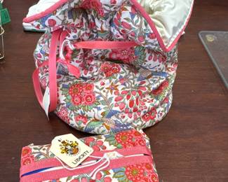 Liberty of London small bag and tissue holder 