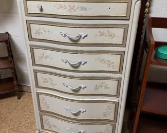 DREXEL TOURAINE FRENCH PROVINCIAL REGENCY LOUIS XV LINGERIE CHEST DRESSER