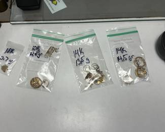  10 14 and 18k Gold