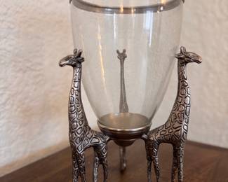 Vagabond House Safari Glass Ice Bucket.