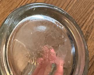 Vintage Glass Pitcher. Photo 2 of 2.