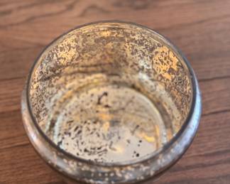 Mercury Glass Lidded Jar. Photo 3 of 3.