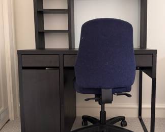 IKEA MICKE Desk & Desk Topper and Office Chair. Desk Measures 41" W x 20" D. Photo 1 of 2.