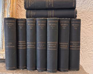 Vintage Books: Complete 9 Volume Set of Washington Irving.