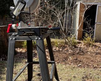 Chop Saw on Stand. Photo. 1 of 2. 