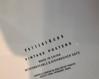 Pottery Barn Vermouth Martini Vintage Cocktail Plates. Photo 3 of 3.