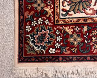 Persian Sarouk-Style Rug. Measures 10' 8" x 8". Photo 3 of 4.