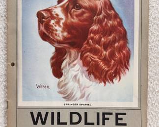 1945 Wildlife Conservation Stamp Album Complete with Stamps