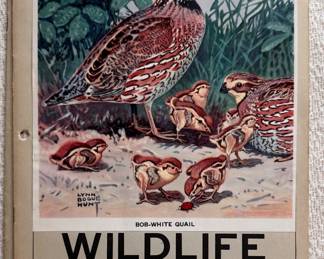 1940 Wildlife Conservation Stamp Album Complete with Stamps.