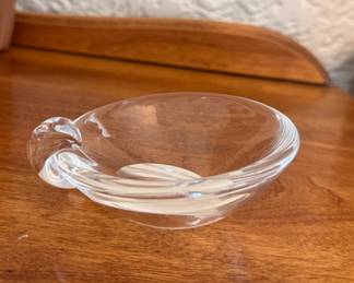 Steuben Crystal Ashtray Designed by David Hills. Photo 1 of 3.
