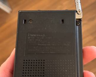 Panasonic Portable Radio "Mr Thin." Photo 2 of 2.