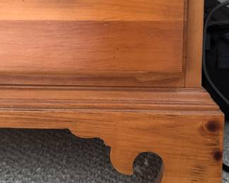 Plunkett Furniture Armoire with Adjustable Shelves. Currently, Shelves Are Out And TV is IN! Measures 34" W x 23" D x 84" H. Photo 3 of 5.