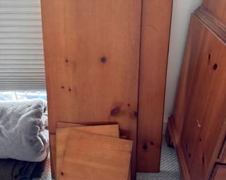 Plunkett Furniture Armoire with Adjustable Shelves. Currently, Shelves Are Out And TV is IN! Measures 34" W x 23" D x 84" H. Photo 5 of 5.