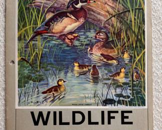 1941 Wildlife Conservation Stamp Album Complete with Stamps.