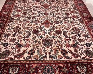 Persian Sarouk-Style Rug. Measures 10' 8" x 8". Photo 1 of 4.
