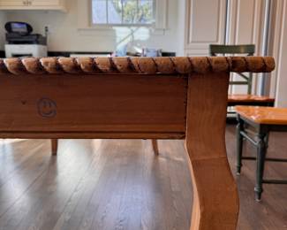 Pine Farm House Table. Measures 6' 2" x 3' 3". Photo 3 of 5.