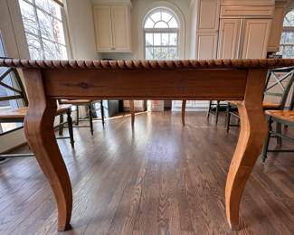 Pine Farm House Table. Measures 6' 2" x 3' 3". Photo 2 of 5.