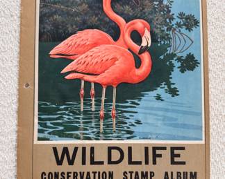 1947 Wildlife Conservation Stamp Album Complete with Stamps