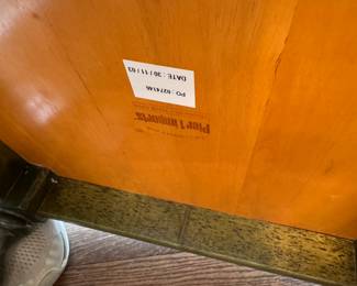 et of 6 Pier 1 Torrence Lattice Back Dining Chairs. Each Measures 17" W x 17" D with 18" Seat Height. Photo 2 of 2.