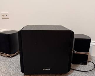 Pinnacle Subwoofer and Speaker Set.