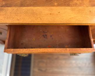 Vintage Cherry Sideboard / Small Buffet. Measures 42" W x 17" D x 35" H. Photo 5 of 5.