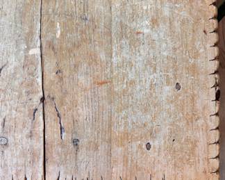 Pine Farm House Table. Measures 6' 2" x 3' 3". Photo 4 of 5.