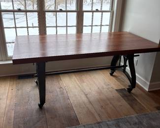 RUSTIC DECO Drafting/Desk Table, 81"L x 39 1/2"W