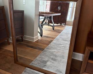 Mid-Century Mirror which coordinates w/Bedroom Set