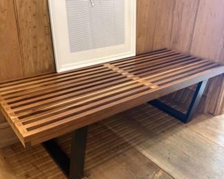 Mid-Century Nelson Platform Bench