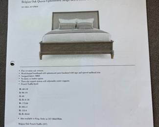 BERNHARDT Queen Sleigh Bed