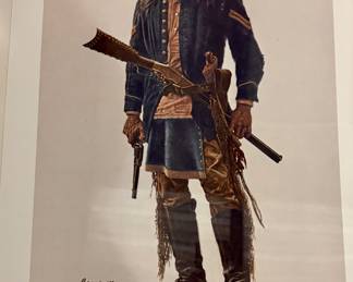 James' Bamas "Crow Cavalry Scout " Print 