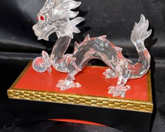 SWAROVSKI 1997 THE DRAGON- FABULOUS CREATURES DRAGON WITH BOX 