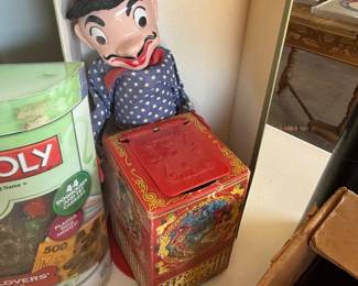 1950'sMattel Organ Grinder Jack-in- the box 