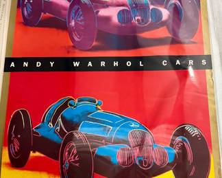 Andy Warhol Cars Poster x 4