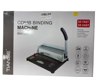 Comb Binding Machine BM1245 Transe