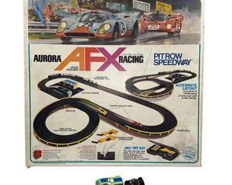 Vintage 1761 Ford Pinto Funny Car + Aurora AFX Race Set 2 Car Bodies 4 Motor Bases