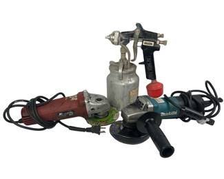Pneumatic Spray Gun Makita+ Tool Shop Angle Grinders