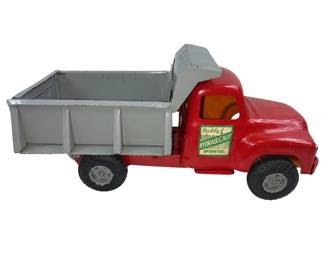 Vintage Buddy L Hydraulic Dump Truck Pressed Steel Truck Toy Mid Century
