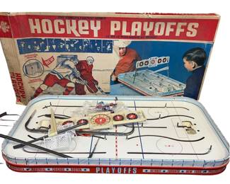 Table Top Hockey Playoffs Eagle Toys 5180 Original Box & Players