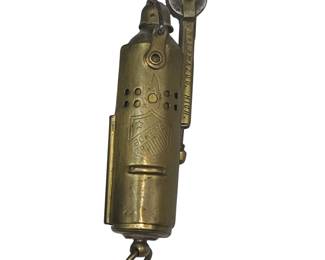 Kalamazoo Lighter Bowers Brass Trench 1930s Cigarette