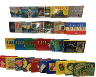 Guide Book Set Birds Military Insignia Morse Code War Planes Set