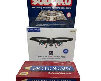 Board Games Sodoku Pictionary Quadcopter Drone