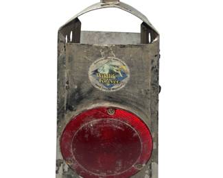 Antique Do Ray Paraffin Railroad Lantern Hinged Door