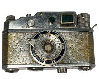 Antique Occupied JAPAN Camera Cigarette Lighter Cont-Lite Table