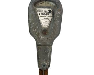 DUAL Parking Meter Head 2 Hours Penny Dime Nickel