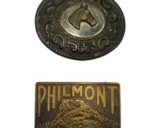 Vintage Belt Buckles Boy Scout PHILMONT & Horse