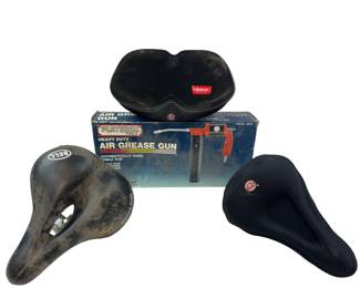 Heavy Duty Air Grease Gun + Bicycle Bike Seats